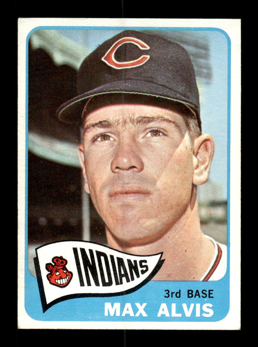 1965 Topps #185 Max Alvis Cleveland Indians VG 54T10007990