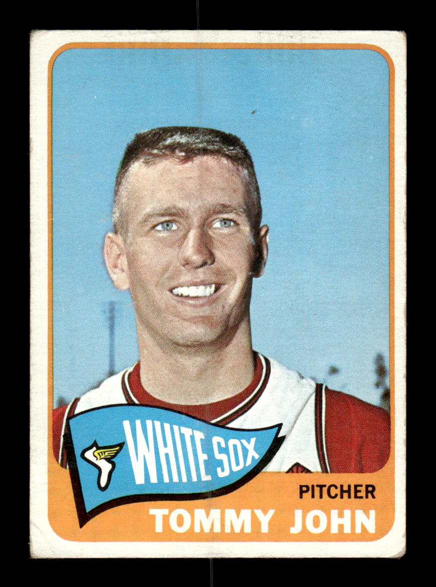 1965 Topps #208 Tommy John Chicago White Sox VG 54T10007997