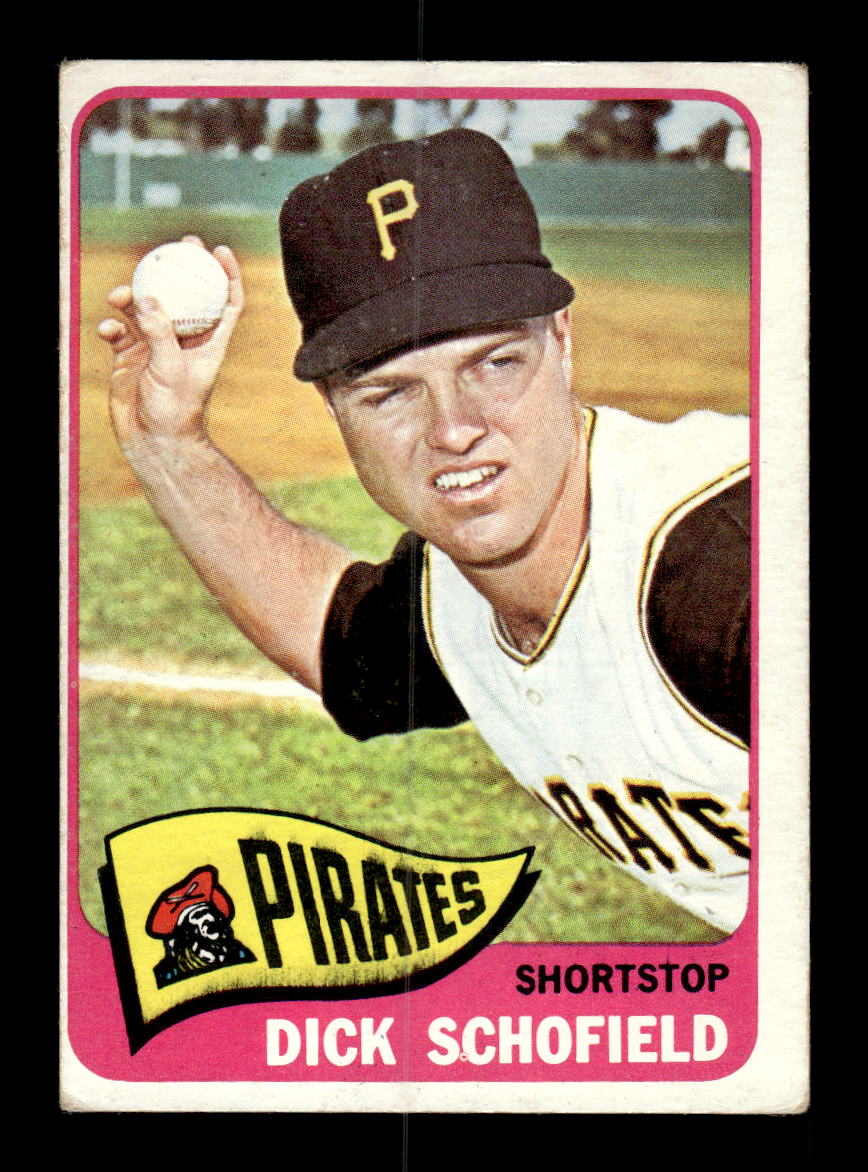 1965 Topps #218 Dick Schofield Pittsburgh Pirates VG 54T10008002