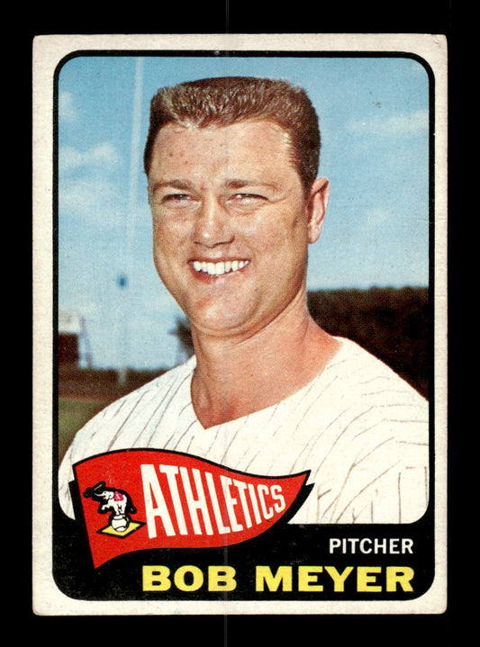 1965 Topps #219 Bob Meyer Kansas City Athletics VG 54T10008003
