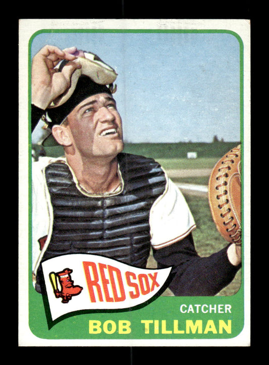 1965 Topps #222 Bob Tillman Boston Red Sox VG 54T10008005