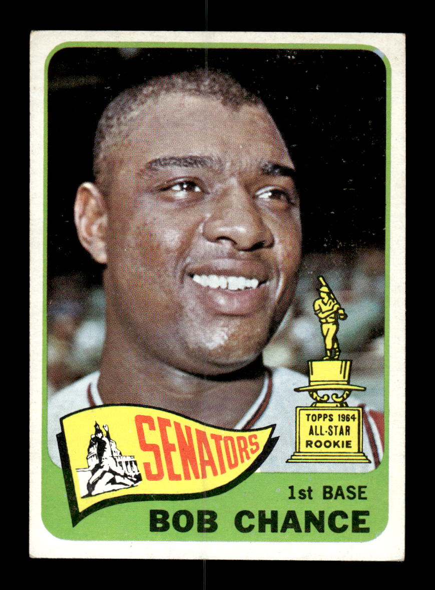 1965 Topps #224 Bob Chance Washington Senators VG 54T10008007