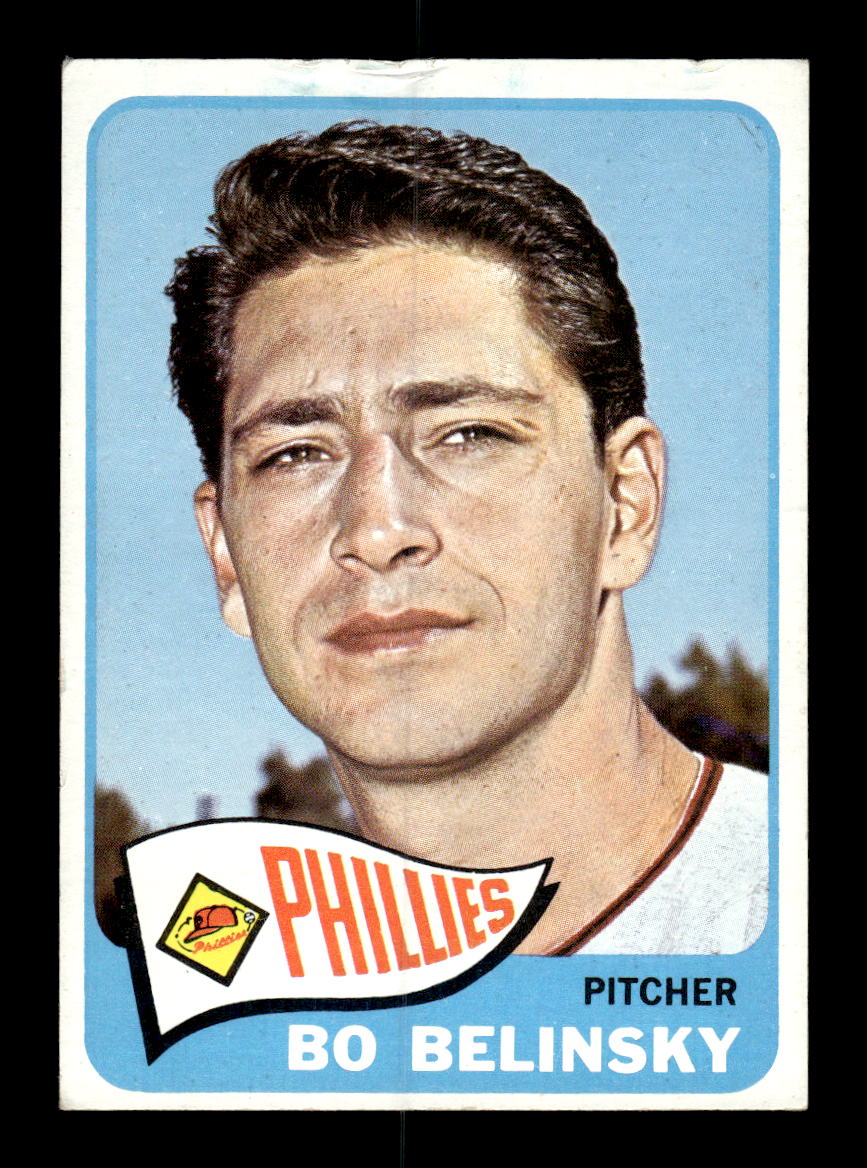 1965 Topps #225 Bo Belinsky Philadelphia Phillies VG 54T10008008