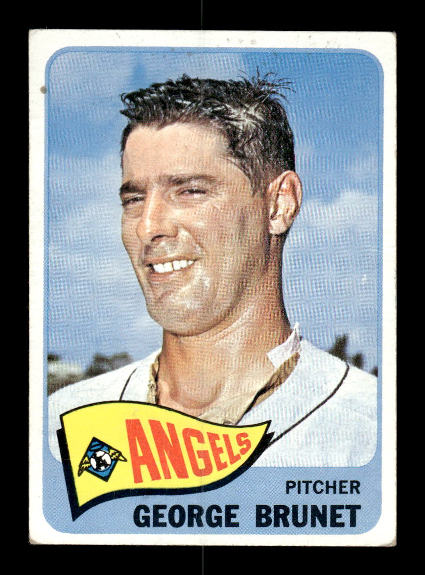 1965 Topps #242 George Brunet Los Angeles Angels VG 54T10008019