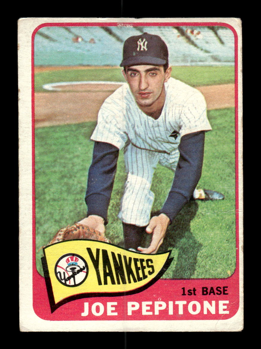 1965 Topps #245 Joe Pepitone New York Yankees VG 54T10008020
