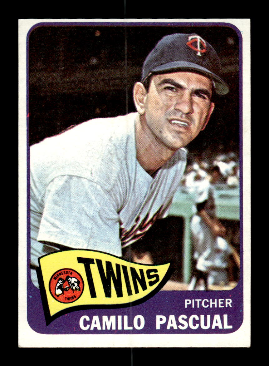 1965 Topps #255 Camilo Pascual Minnesota Twins VG 54T10008024