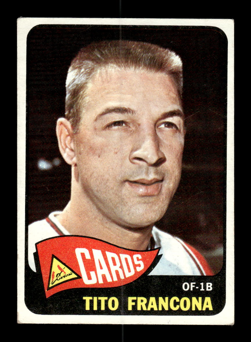 1965 Topps #256 Tito Francona St. Louis Cardinals VG 54T10008025