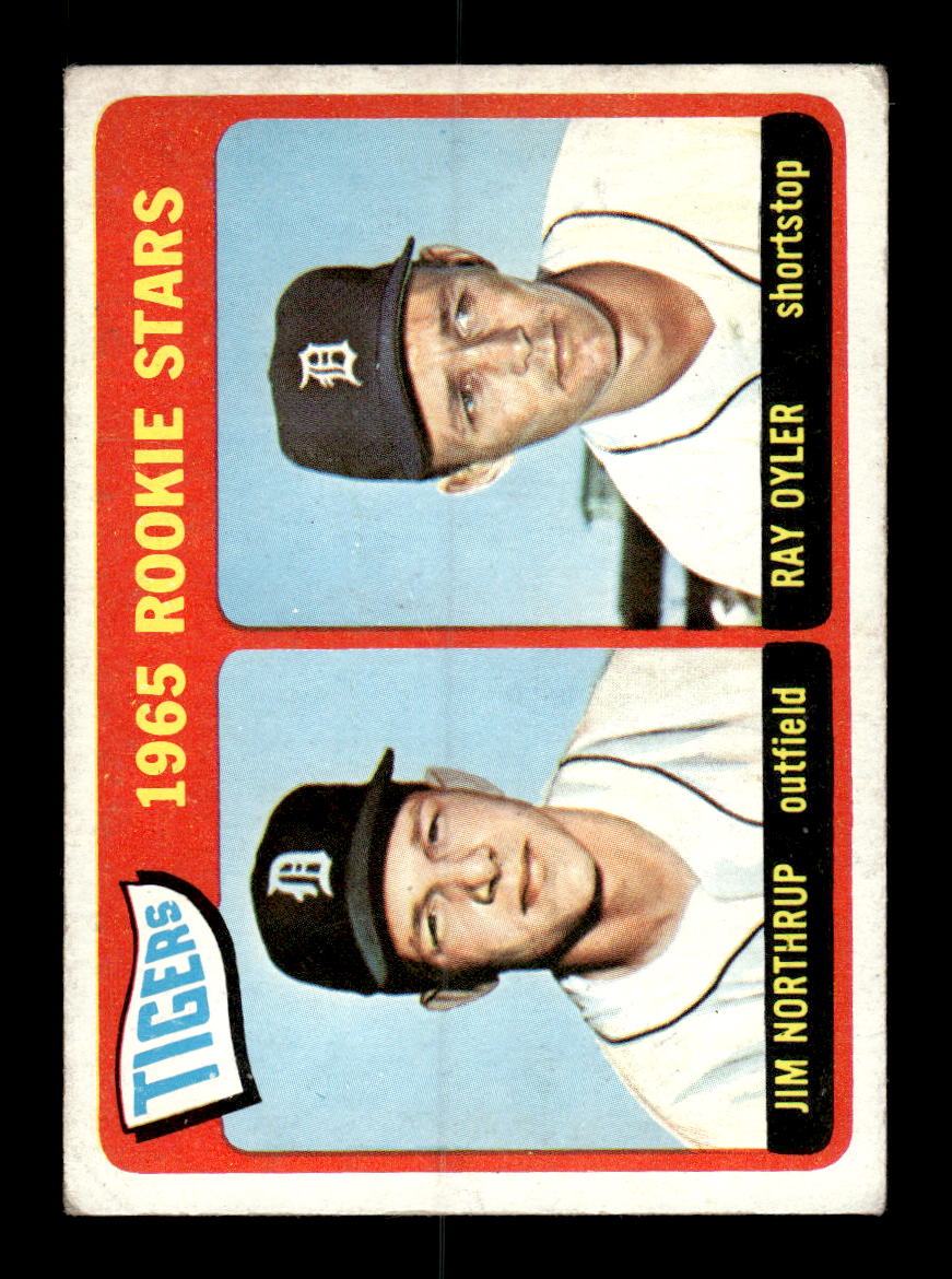1965 Topps #259 Tigers 1965 Rookie Stars Northrup Oyler VG 54T10008028
