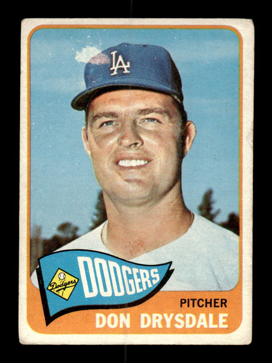1965 Topps #260 Don Drysdale Los Angeles Dodgers G/VG 54T10008029