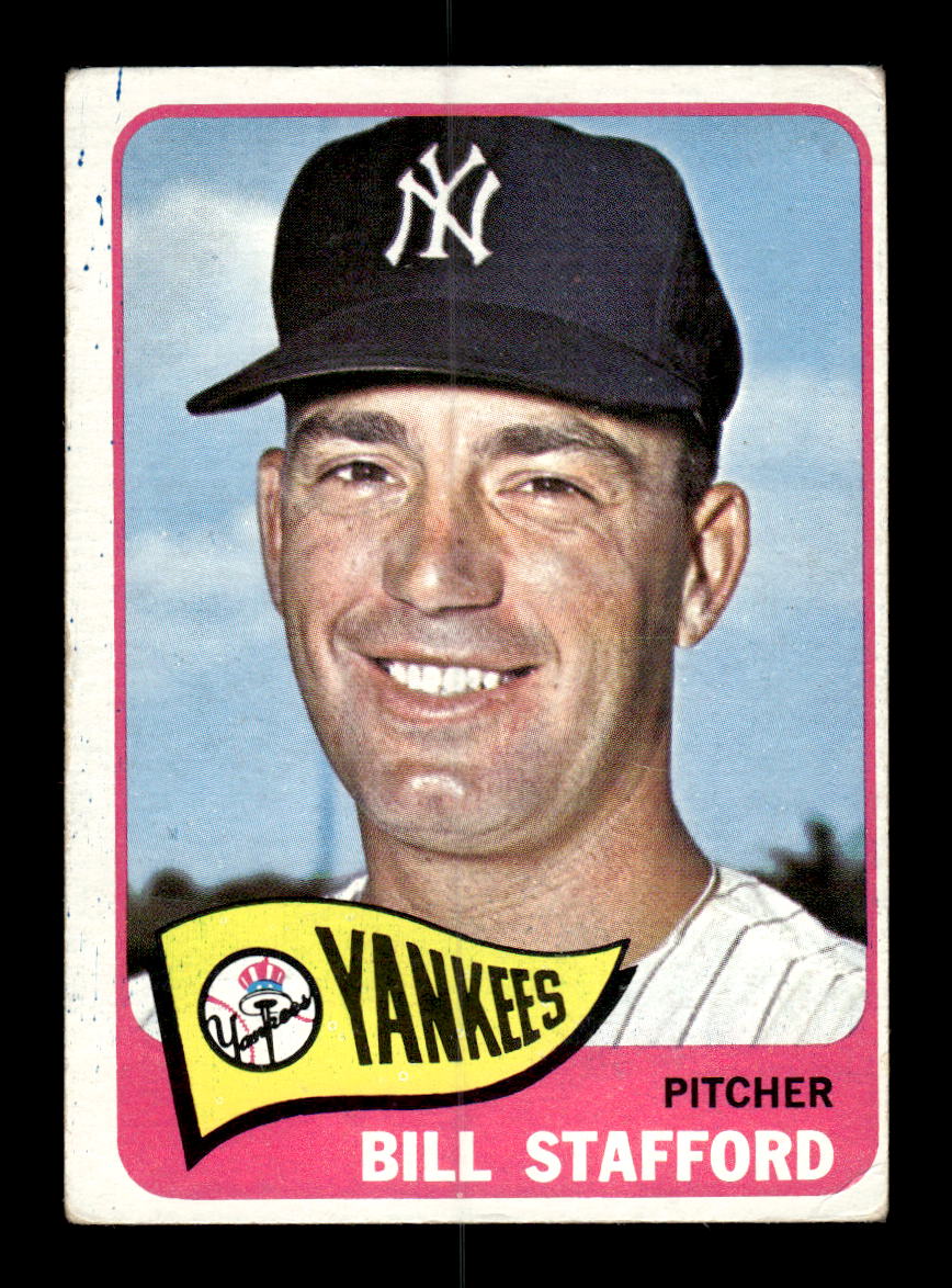 1965 Topps #281 Bill Stafford New York Yankees VG 54T10008037