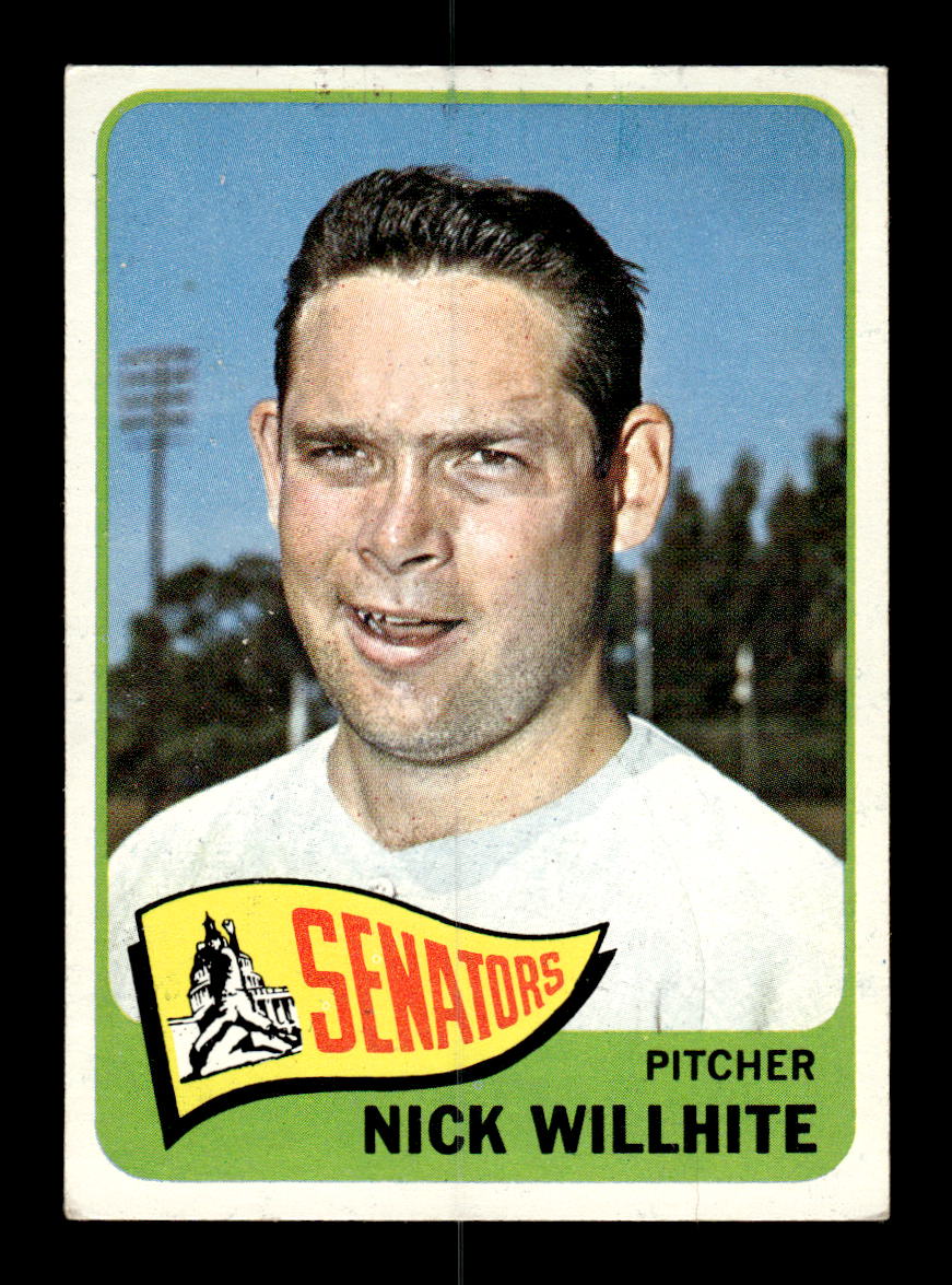 1965 Topps #284 Nick Willhite Washington Senators VG 54T10008038
