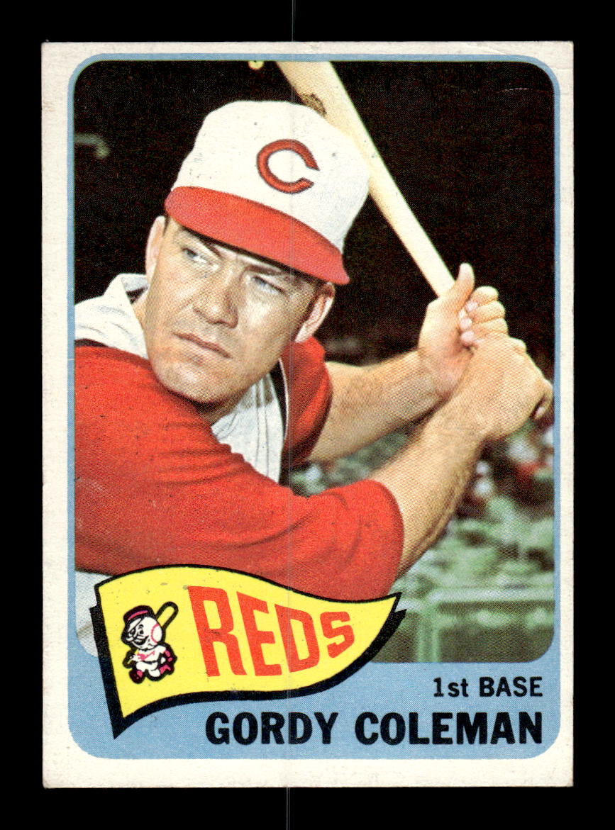 1965 Topps #289 Gordy Coleman Cincinnati Reds VG 54T10008041