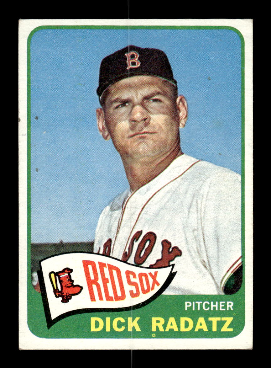 1965 Topps #295 Dick Radatz Boston Red Sox VG 54T10008046