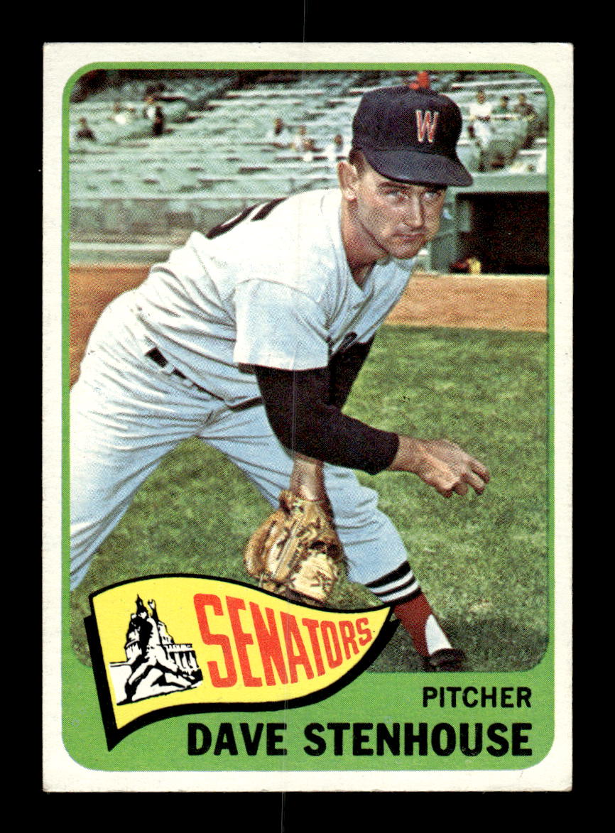 1965 Topps #304 Dave Stenhouse Washington Senators VG 54T10008053