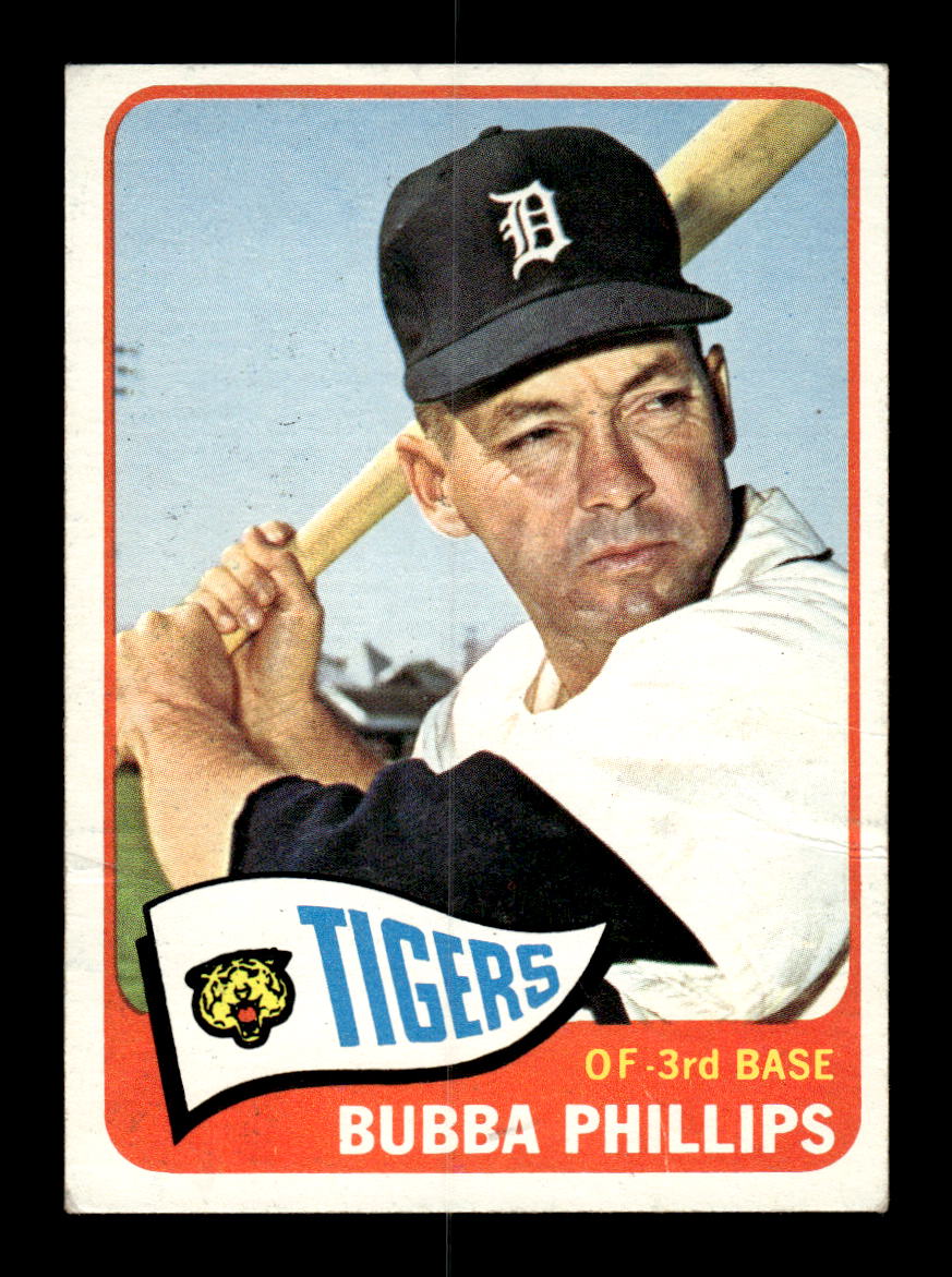 1965 Topps #306 Bubba Phillips Detroit Tigers VG 54T10008054