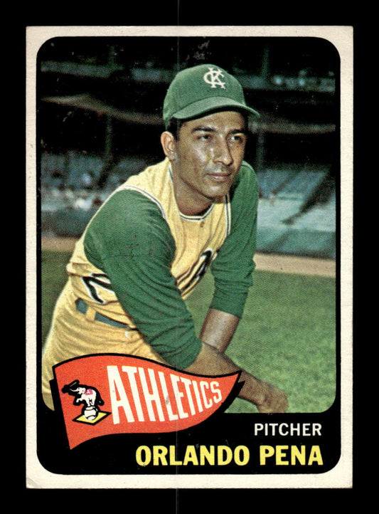 1965 Topps #311 Orlando Pena Kansas City Athletics VG 54T10008056