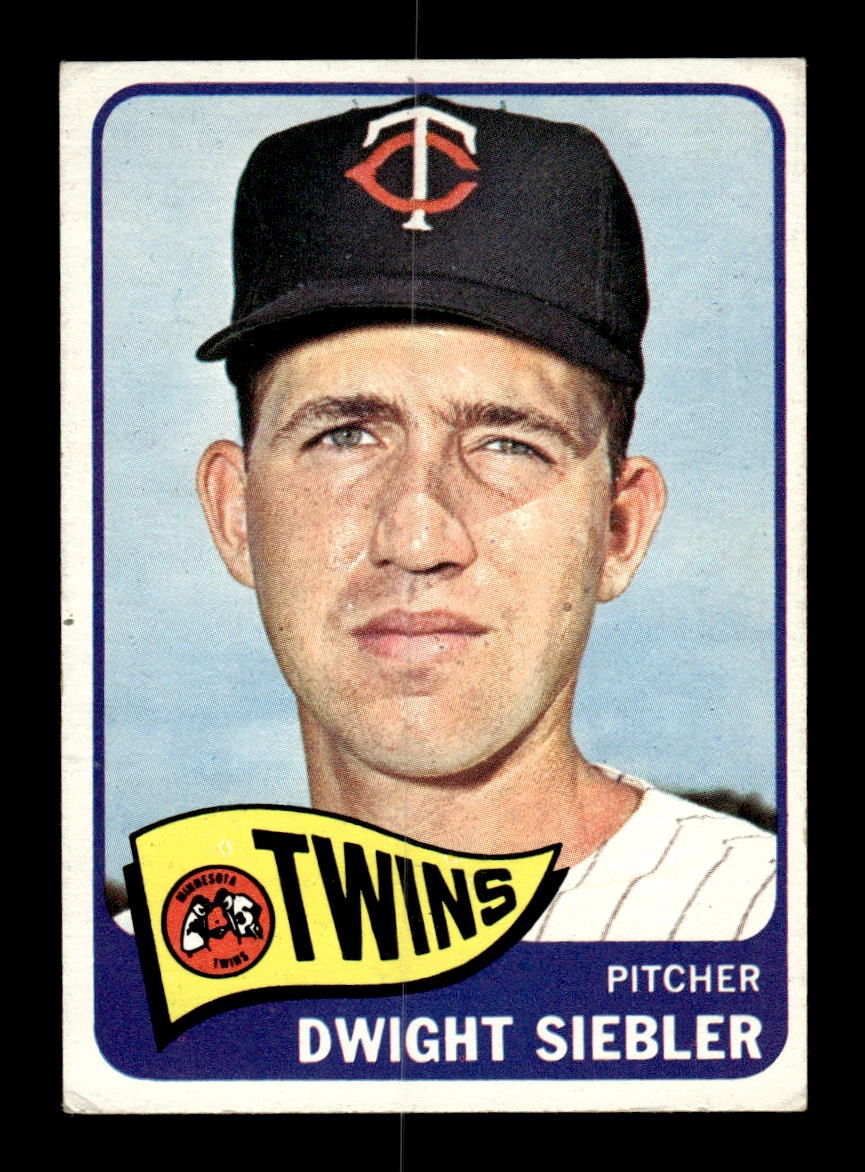 1965 Topps #326 Dwight Siebler Minnesota Twins VG 54T10008063