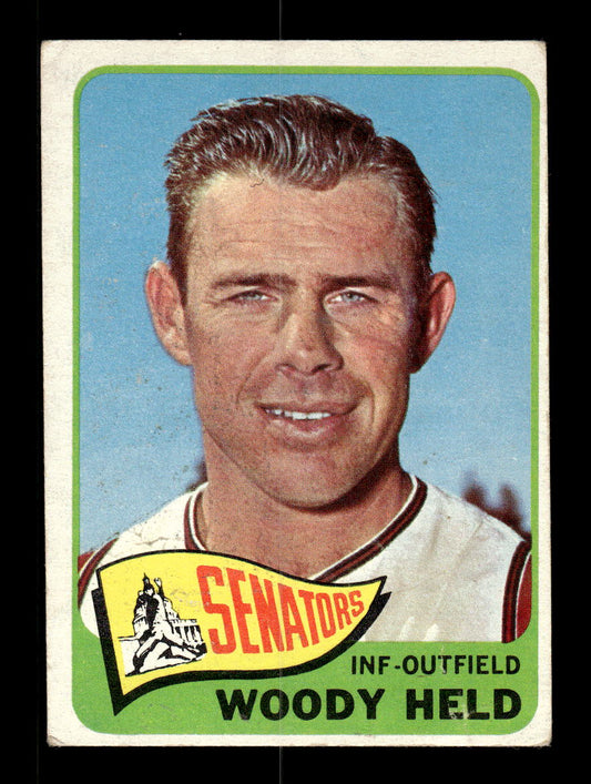 1965 Topps #336 Woodie Held Washington Senators VG 54T10008066