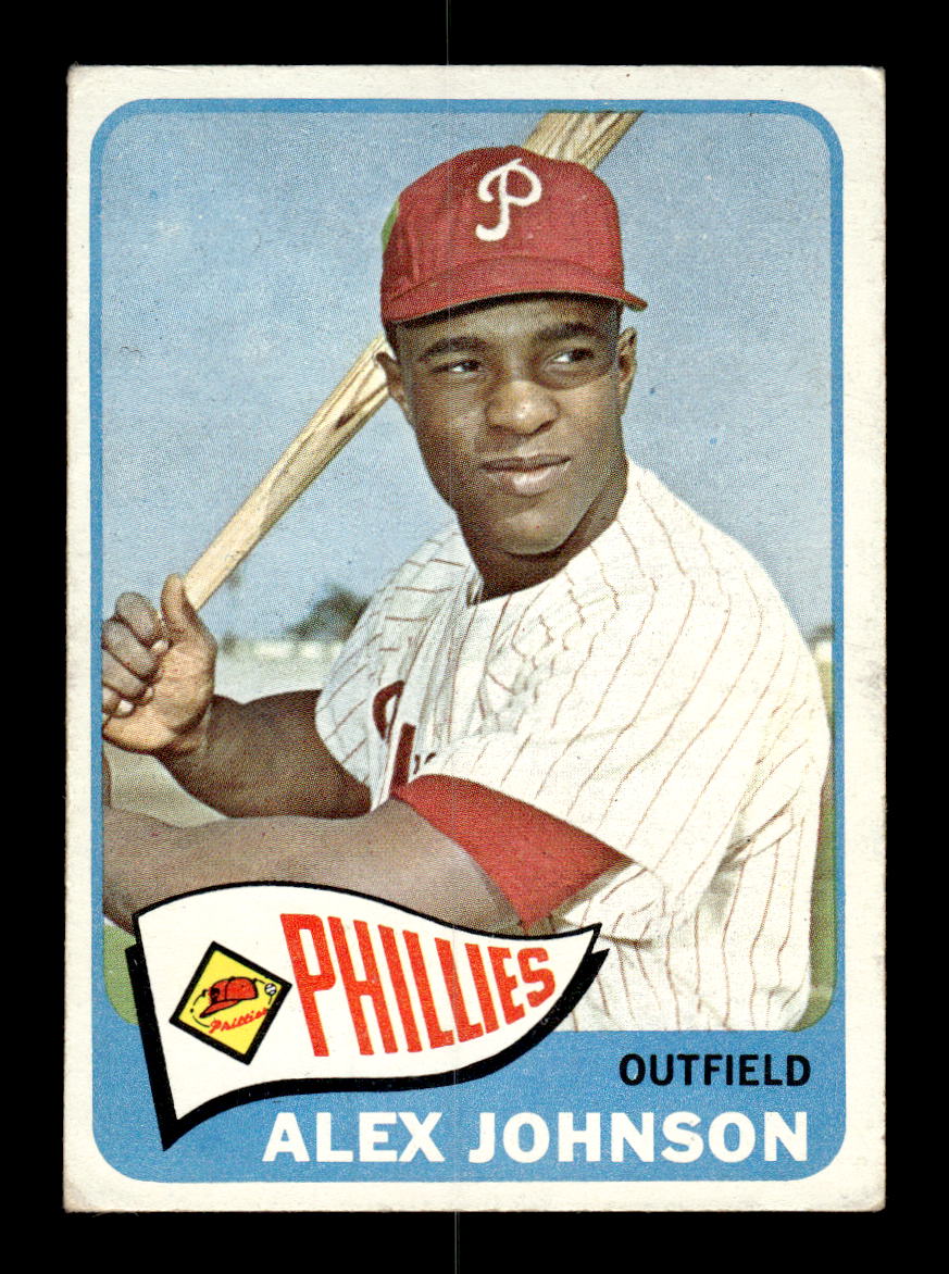 1965 Topps #352 Alex Johnson Philadelphia Phillies VG 54T10008072