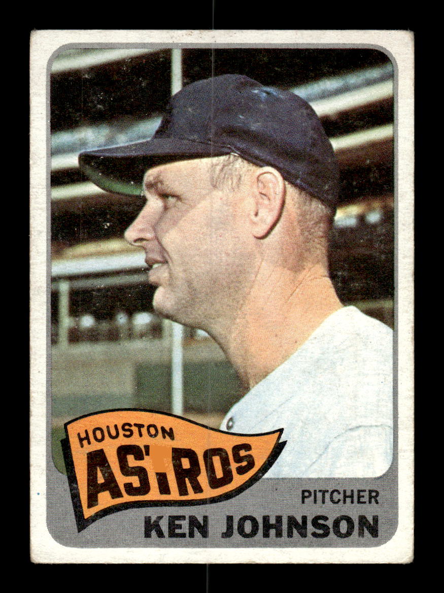 1965 Topps #359 Ken Johnson Houston Astros VG 54T10008076