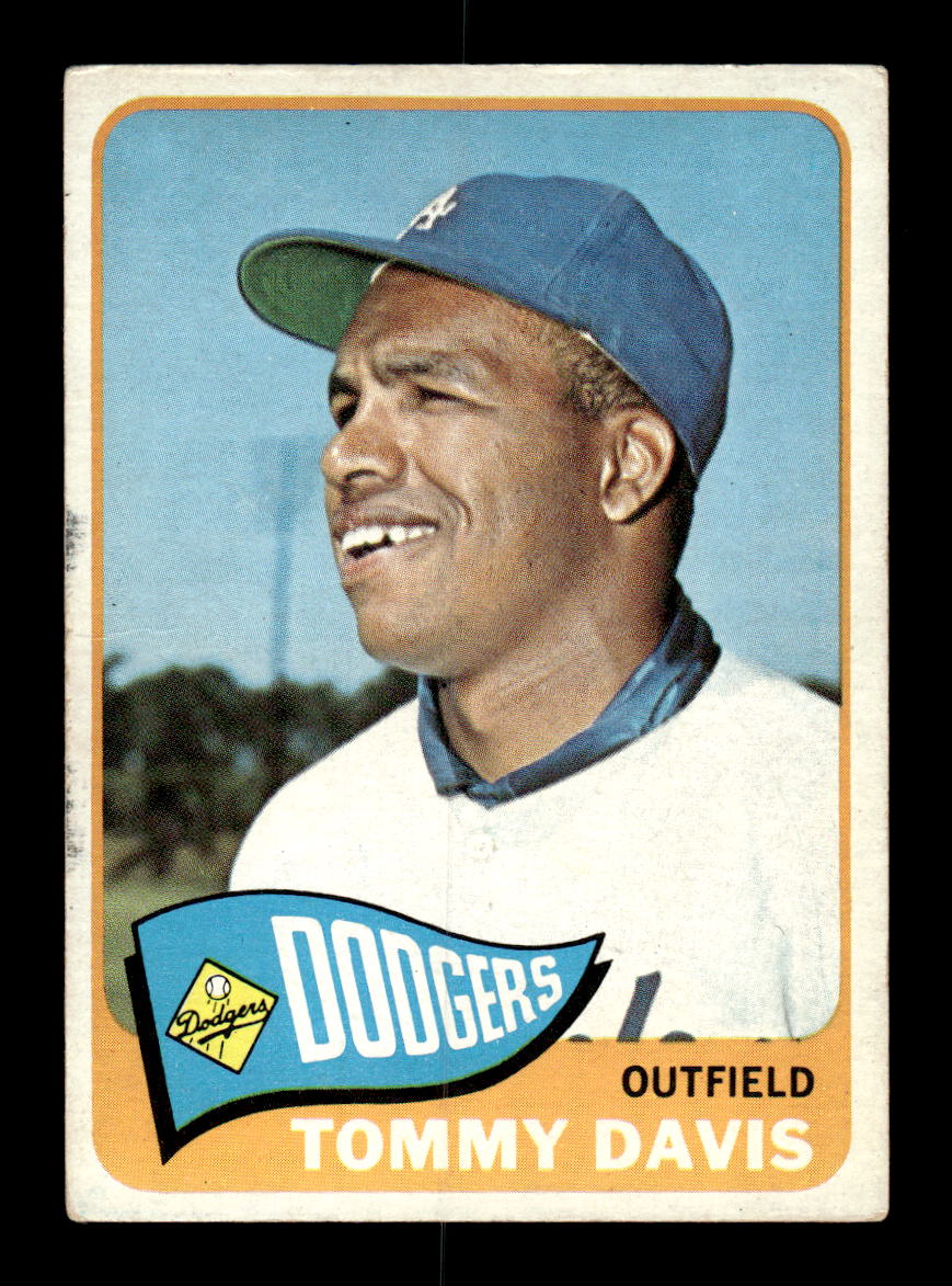 1965 Topps #370 Tommy Davis Los Angeles Dodgers VG 54T10008084