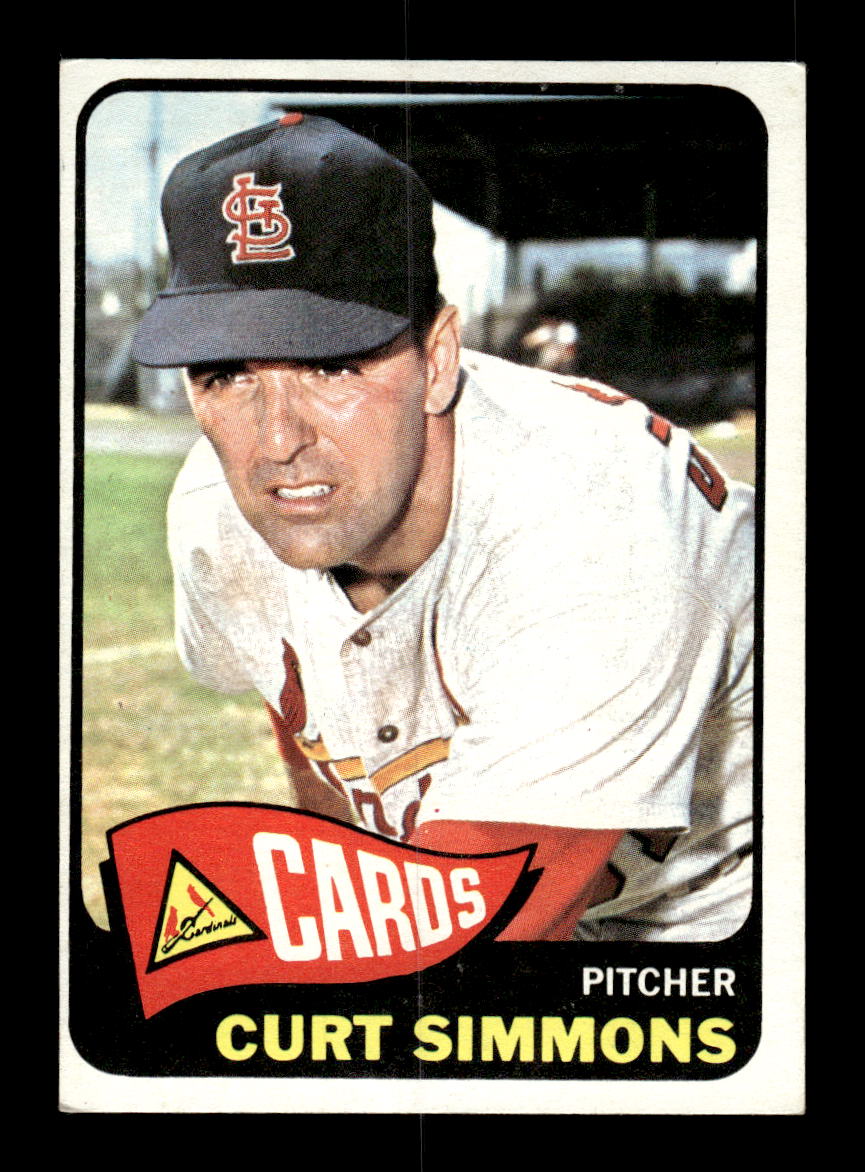 1965 Topps #373 Curt Simmons St. Louis Cardinals VG 54T10008086