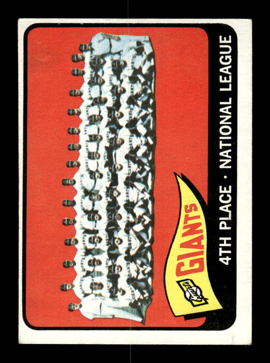 1965 Topps #379 San Francisco Giants San Francisco Giants VG 54T10008088
