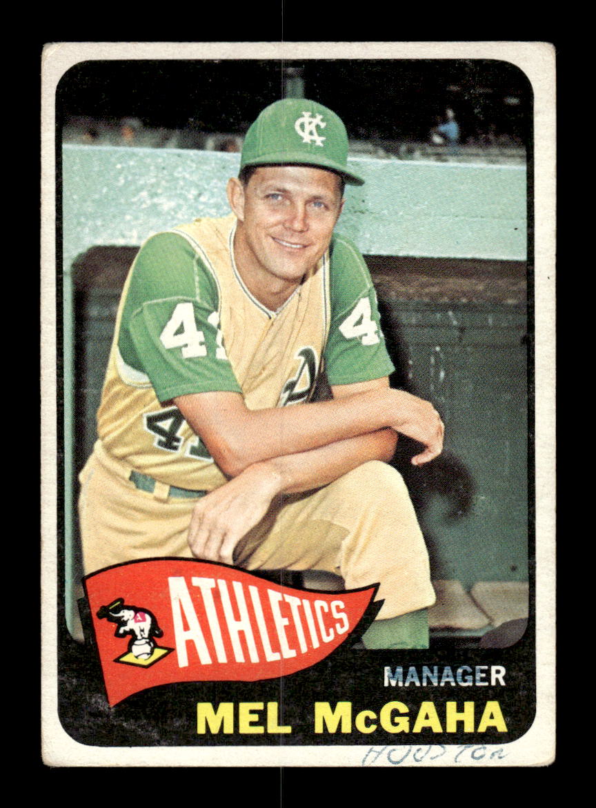 1965 Topps #391 Mel McGaha Kansas City Athletics Poor 54T10008091