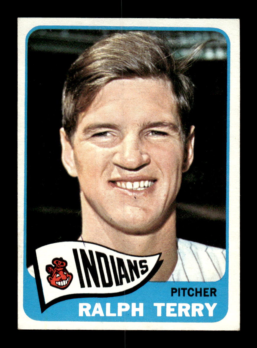 1965 Topps #406 Ralph Terry Cleveland Indians VG 54T10008096