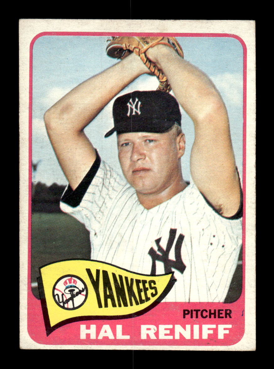 1965 Topps #413 Hal Reniff New York Yankees VG 54T10008099