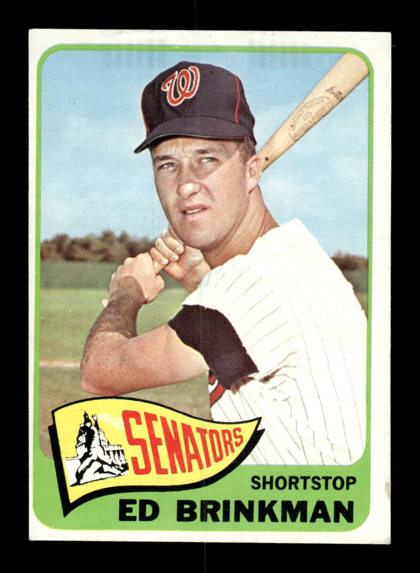 1965 Topps #417 Ed Brinkman Washington Senators VG 54T10008102