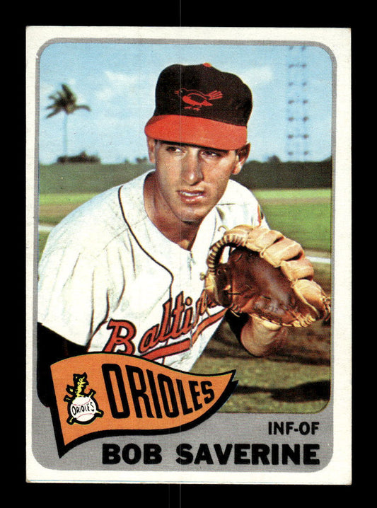 1965 Topps #427 Bob Saverine Baltimore Orioles VG 54T10008108