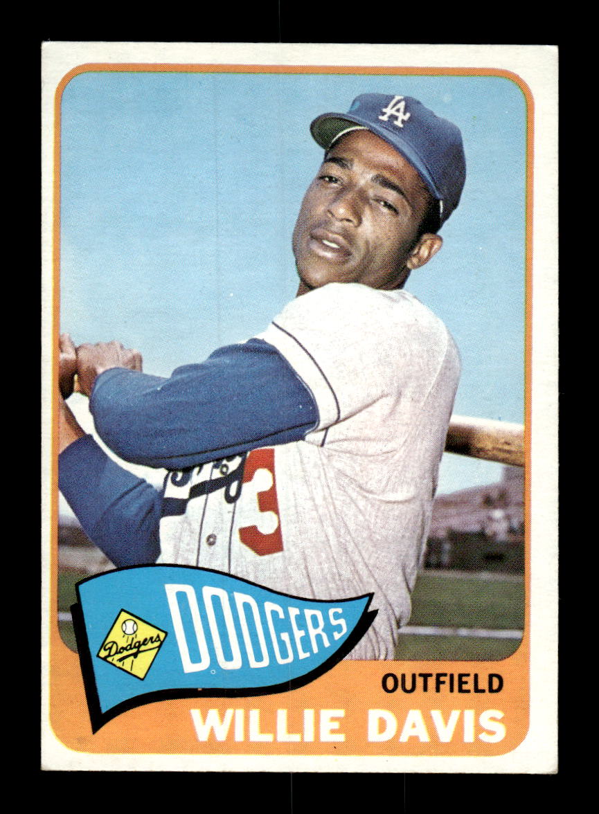 1965 Topps #435 Willie Davis Los Angeles Dodgers VG 54T10008114