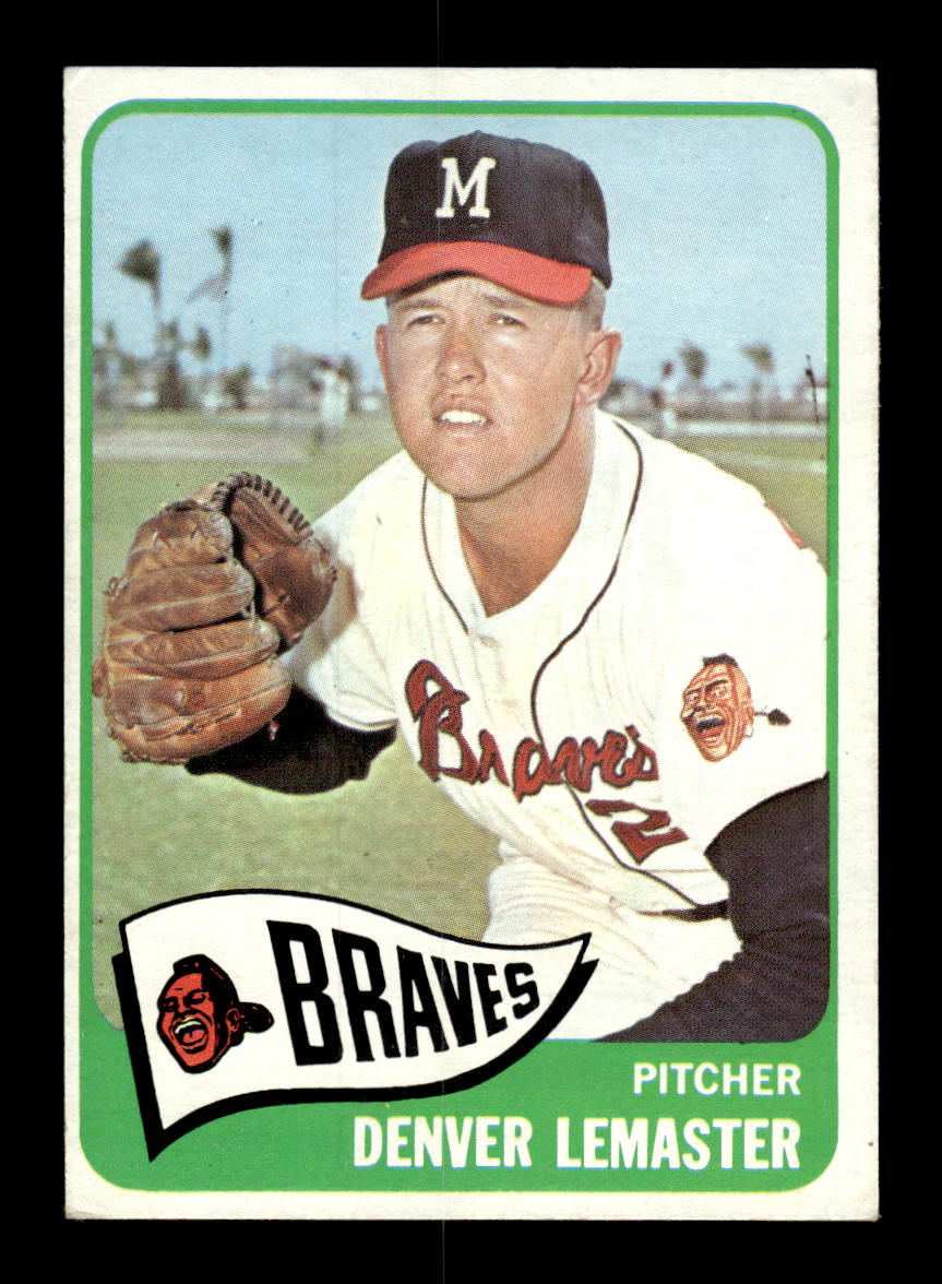 1965 Topps #441 Denver Lemaster Milwaukee Braves VG 54T10008117