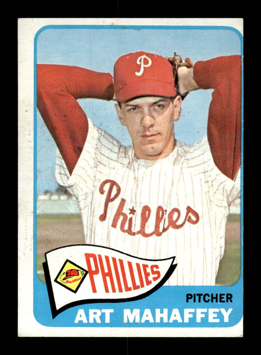 1965 Topps #446 Art Mahaffey Philadelphia Phillies VG 54T10008120