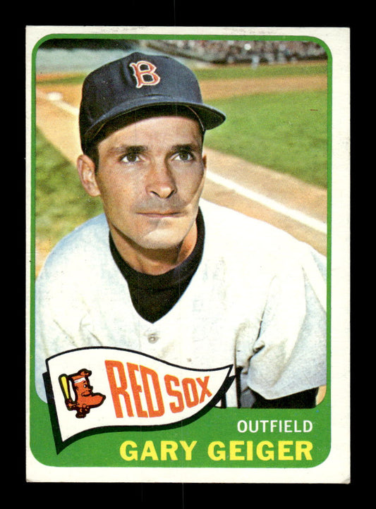 1965 Topps #452 Gary Geiger Boston Red Sox VG 54T10008122