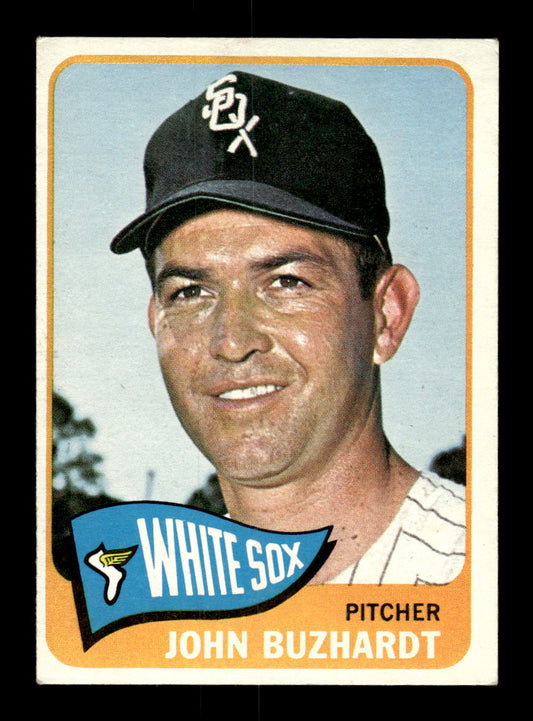 1965 Topps #458 John Buzhardt Chicago White Sox VG 54T10008123