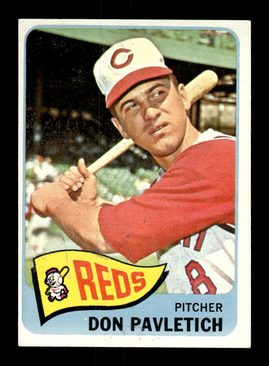 1965 Topps #472 Don Pavletich Cincinnati Reds VG 54T10008126