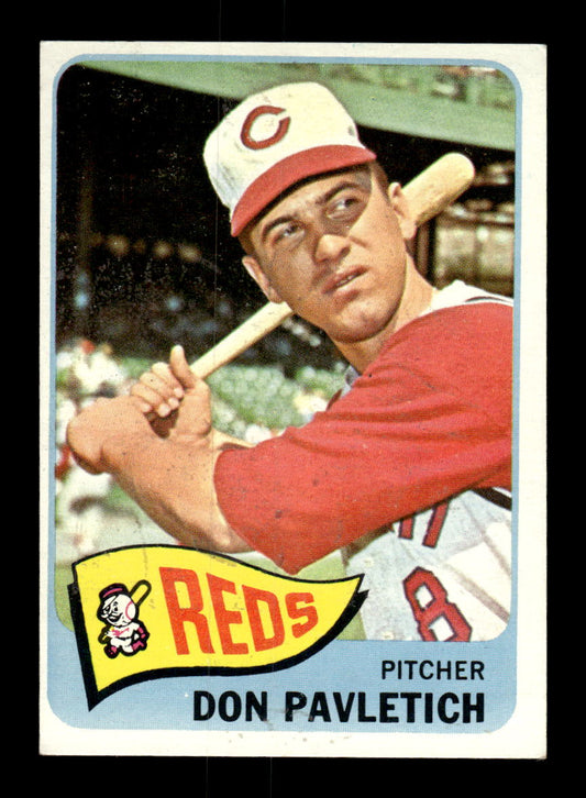 1965 Topps #472 Don Pavletich Cincinnati Reds VG 54T10008126