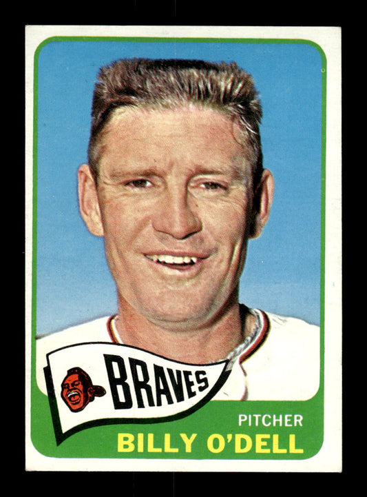 1965 Topps #476 Billy O'Dell Milwaukee Braves VG 54T10008130