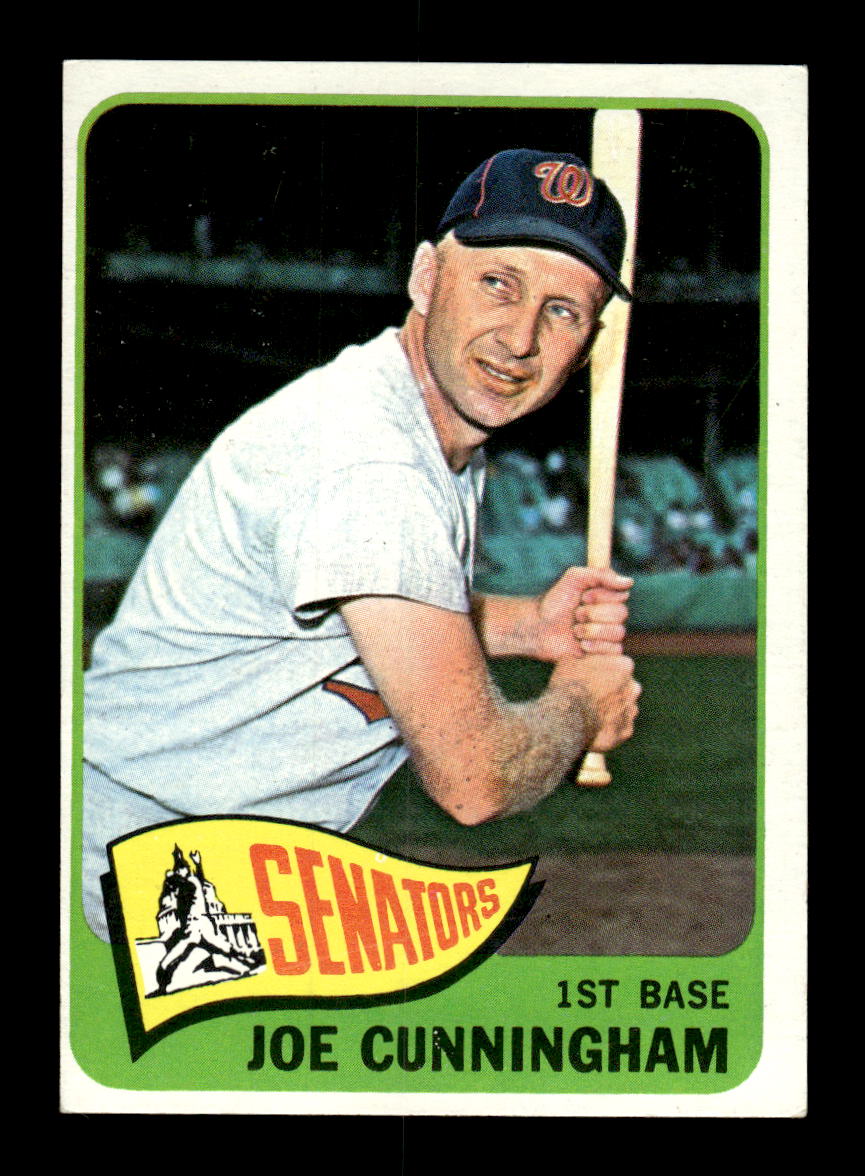 1965 Topps #496 Joe Cunningham Washington Senators VG 54T10008137