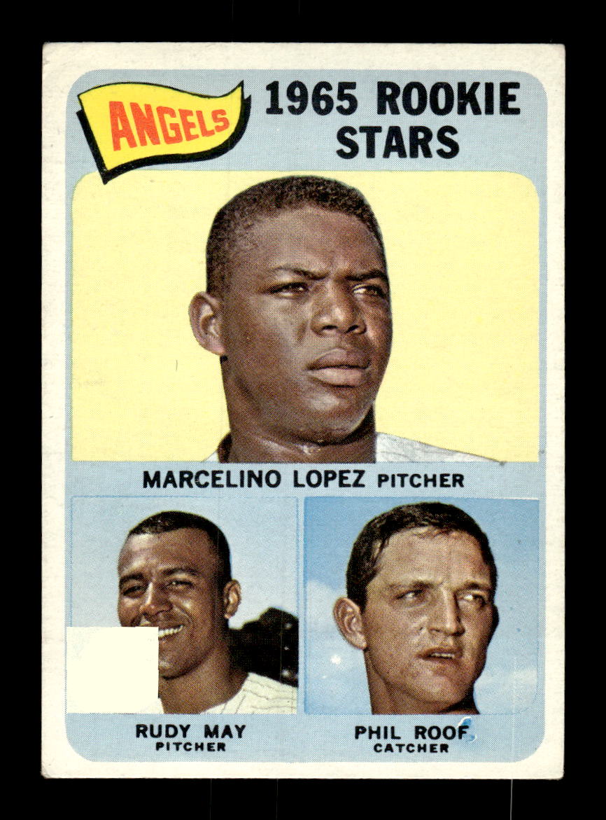 1965 Topps #537 Angels 1965 Rookie Stars Lopez May Roof VG 54T10008152