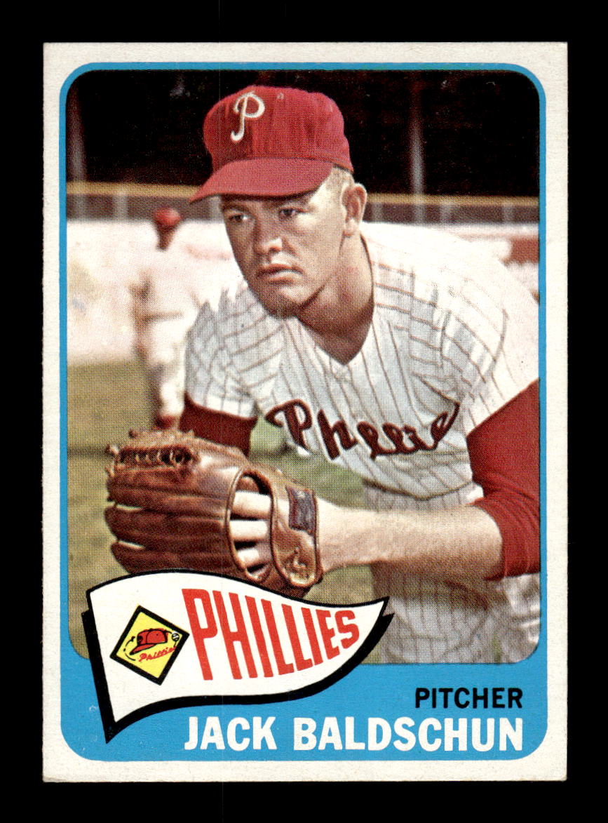 1965 Topps #555 Jack Baldschun Philadelphia Phillies VG 54T10008156