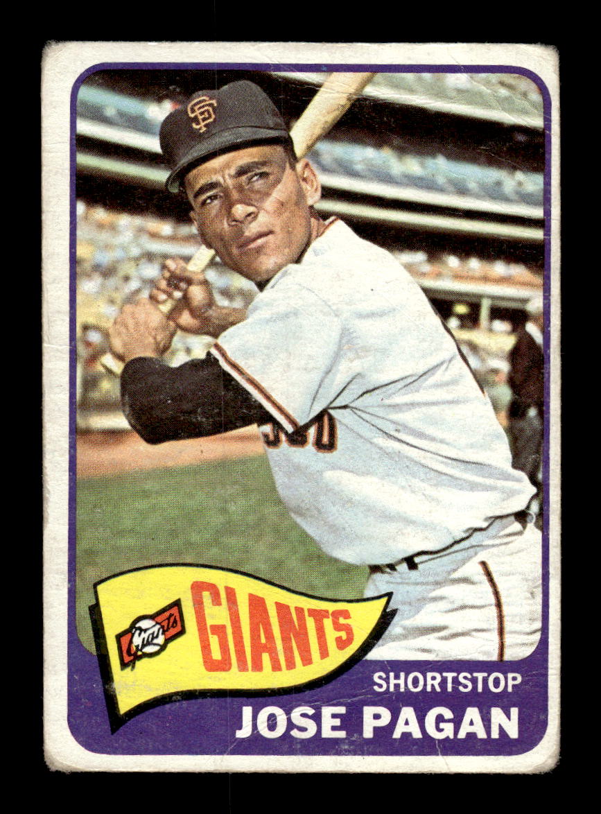 1965 Topps #575 Jose Pagan San Francisco Giants G/VG 54T10008161