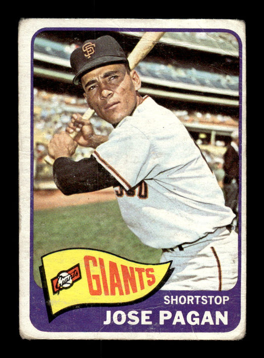 1965 Topps #575 Jose Pagan San Francisco Giants G/VG 54T10008161