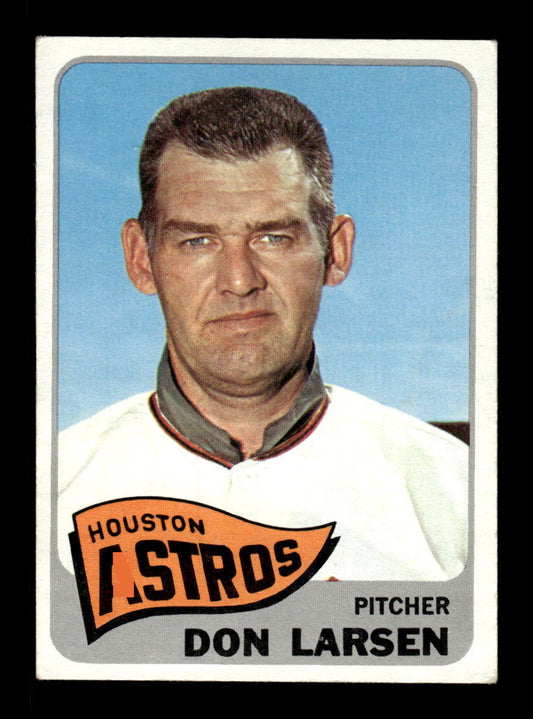 1965 Topps #389 Don Larsen Houston Astros VGEX 54T10008168