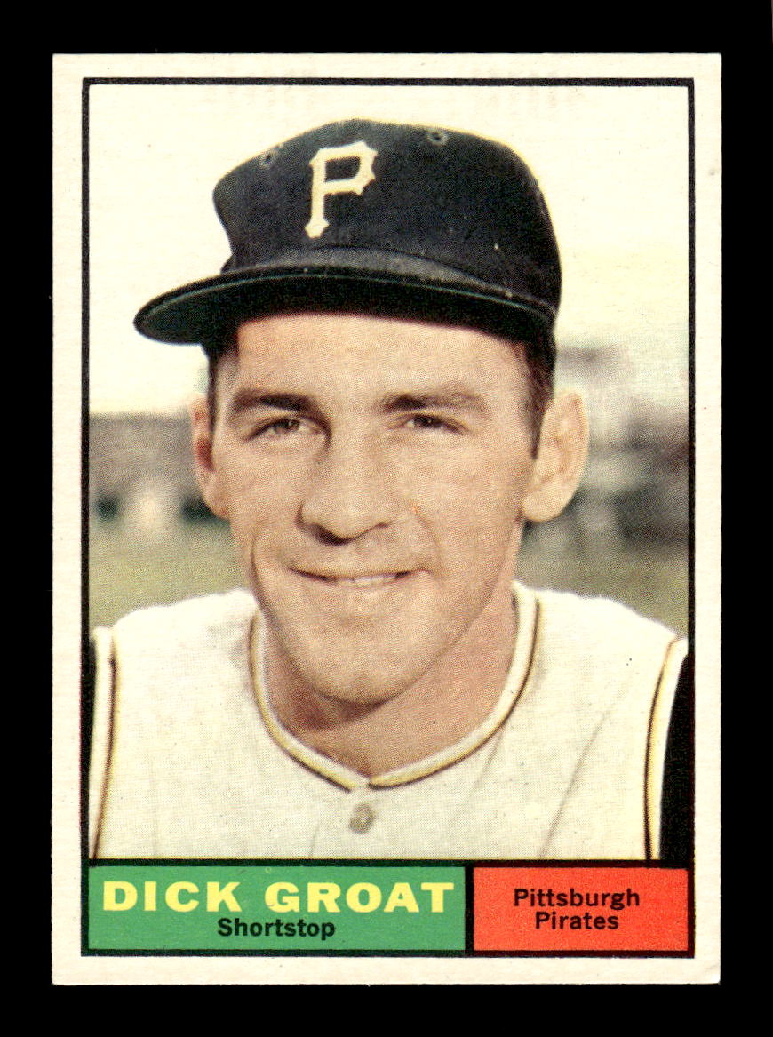 1961 Topps #1 Dick Groat Pittsburgh Pirates EXMT KC10008332