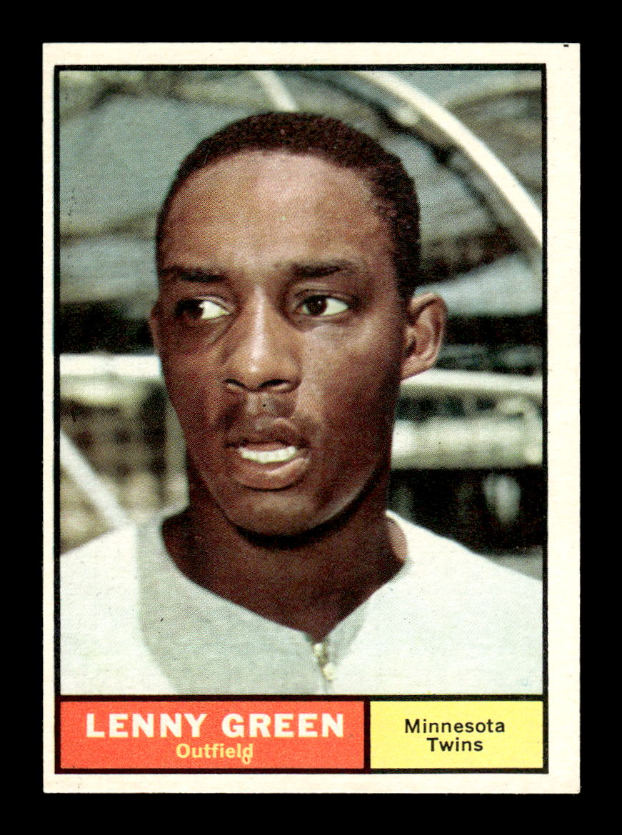 1961 Topps #4 Lenny Green Minnesota Twins EXMT KC10008334