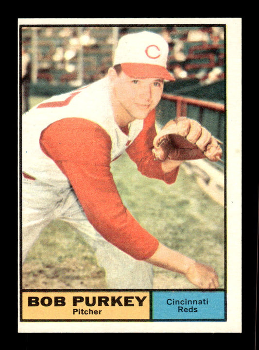 1961 Topps #9 Bob Purkey Cincinnati Reds EXMT KC10008337