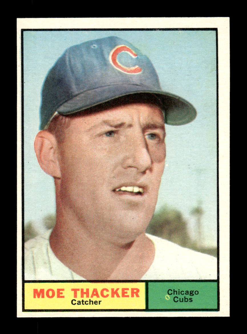 1961 Topps #12 Moe Thacker Chicago Cubs EXMT KC10008340